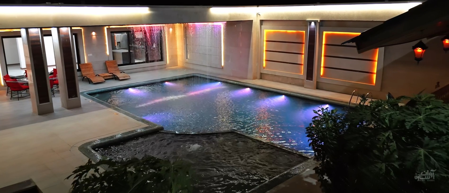 نمونه ویلا باغ اجرا شده